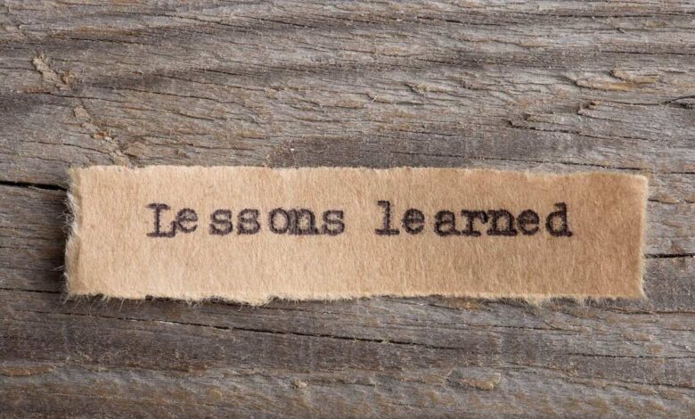 Key financial lessons