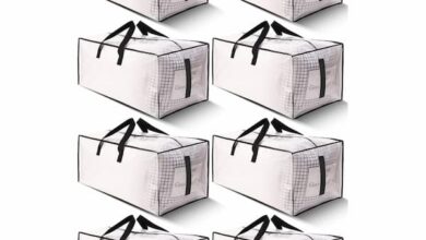 HOMESURE 8 Pack Large Strong Moving Bags