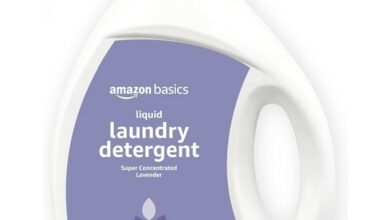 Amazon Basics Concentrated Liquid Laundry Detergent, Lavender, 110 loads, 82.5 Fl Oz (Previously Solimo)