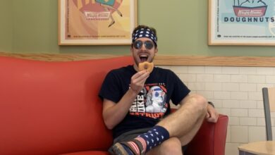 Zachary eating doughnut