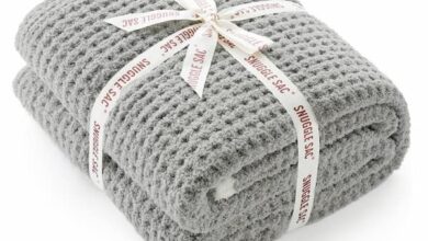 Snuggle Sac Ultra Soft Waffle Throw Blanket deal