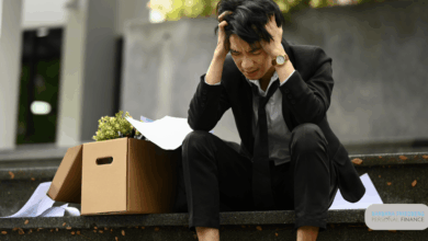 prepare for a recession - disappointed man sitting on step