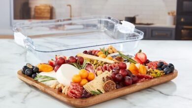 Farberware Charcuterie Board with Lid deal