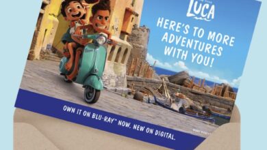 FREE Disney Pixar Luca Postcard