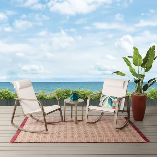 Mainstays Dashwood 3-Piece Steel Outdoor Rocker Chat Set deal