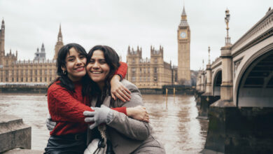 Adult, Female, Person, big ben